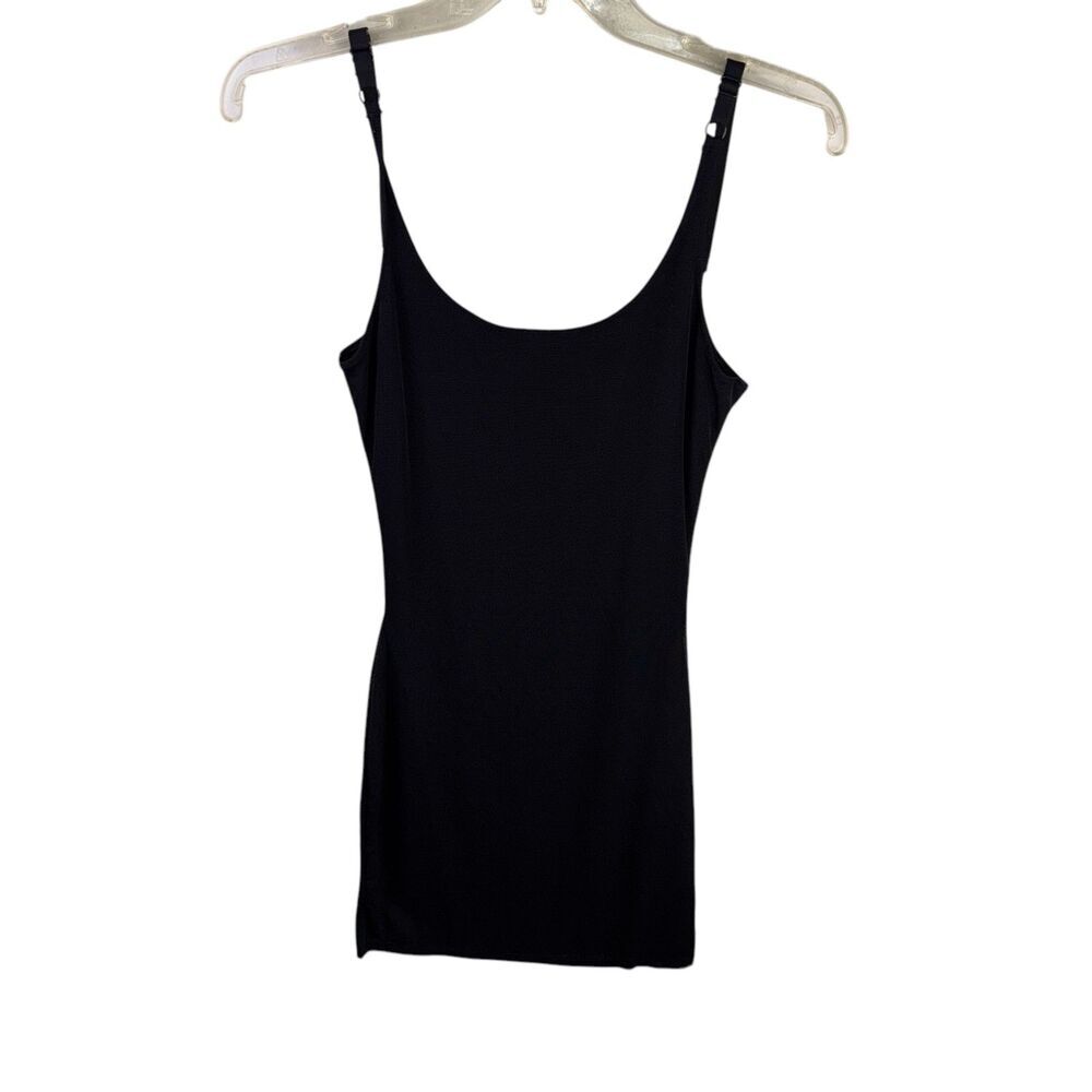 Star Power By Spanx Open Bust Slip Mini Shaping Dress Women’s L Black - Picture 2 of 5